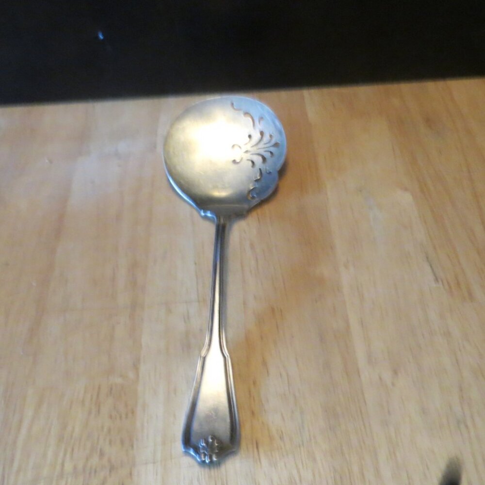 Reed & Barton Commonwealth Silverplate Casserole Spoon, 1934